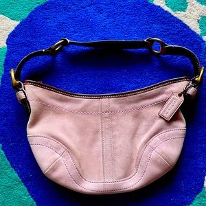 Coach Lilac Suede Bag